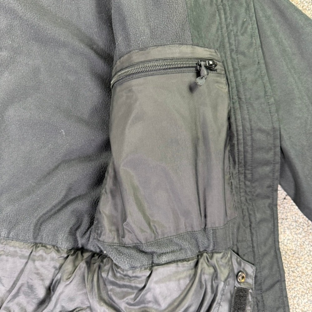 The North Face Vintage Ski Jacket Black Belted Hooded Women 10 Retro Snow Sports - Picture 11 of 16